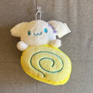 Sanrio Cinnamoroll White and Yellow Plush Toy Hangable